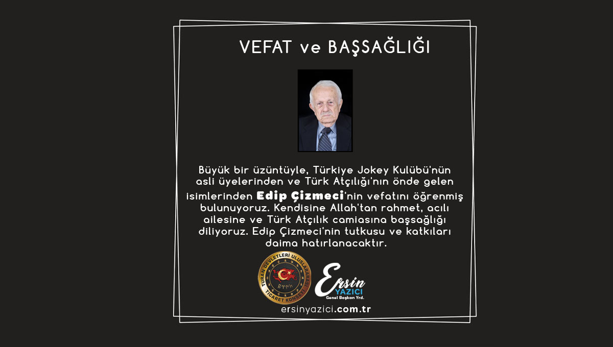 Türk Atçılık Dünyasının Derin Kaybı: Edip Çizmeci